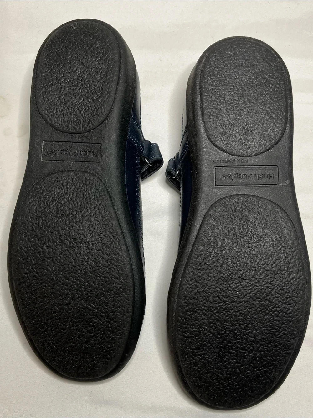 Hush Puppies Kids Navy Mary Jane Shoes with Memory Foam